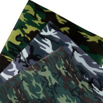 Camouflage Bandana 3 Styles Army Military Forces Biker Jungle Forest Green