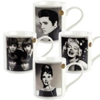 Fine China Famous Icon Celebrity MUG CUP by The Leonardo Collection Gift Boxed Idol Pop
