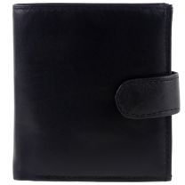 Mens Gents Soft Leather Compact Wallet by OakRidge Black Credit Card Holder