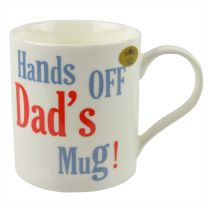 The Leonardo Collection China Coffee Mug/Cup Hands Off Dads Mug