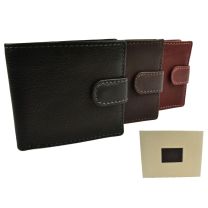 Mens Top Quality Leather Wallet by Mala Gift Boxed Topaz Collection 3 Colors