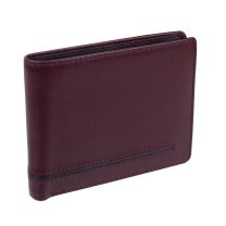 PrimeHide Leather Mens Bi-Fold Coin & Card Wallet 