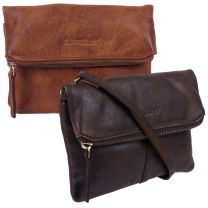 Alma Tonutti Stylish Ladies Leather Slouch Shoulder Bag Made in Italy Cross  Body Strap