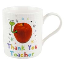 Fine China 'Thank you Teacher' Mug/Cup Present End of School Term Best Gift