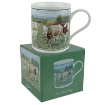 Fine China Cow Mug/Cup by Cachet Young Ones Collection Baby Calfs Gift Boxed