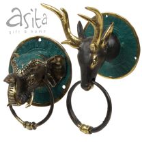  Asita Gift & Home Handcrafted Brass Door Knocker Head 