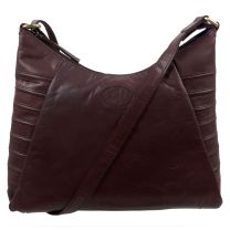 Rowallan Ladies Scoop Shoulder Bag in Brown Leather Sambrero Collection