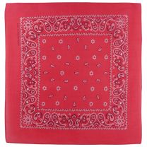 Cerise Pink Paisley Bandana Bandanna Scarf Classic Pattern With An Alternate Design