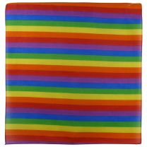 100% Cotton Rainbow Bandanna/Bandana Gay Pride LGBT Bikers Scarf