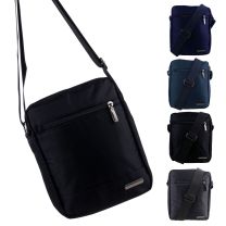 Padded Nylon Mens Cross Body Bag Shoulder Bag 