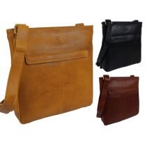 Rowallan Leather Unisex Cross Body Bag Supatra Range 