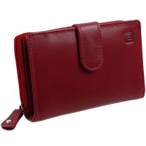 Ladies Red Leather Purse/Wallet by Prime Hide Quality Gift Boxed RFID 