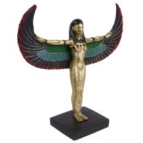 Large 23cms Golden Isis Wings Stretched Ancient Egypt Egyptian Collectable Gift