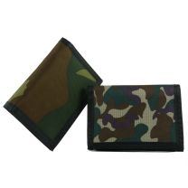 Camo Mens Boys Teens Kids Slim Simple Value Canvas Wallet Cards