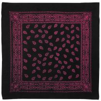 XL Paisley Two Tone Cotton Paisley Bandana Liquorice Collection-Pink 