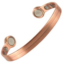 Super Strong MAGNETIC Bracelet/Bangle Copper Tork DESIGN 6 Magnets Health Rare Earth NdFeB