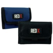 Mens Boys Canvas Tri-Fold Wallet by RED X Credit/Debit Card 2 Colours Change Pocket