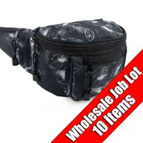 10 x Mens Ladies Bum Bag Galaxy Design by Obsessed Festivals 