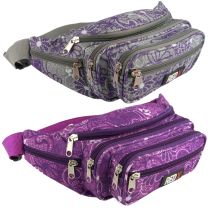 Ladies Mens Canvas Funky Waist BUM BAG Fanny Pack by RED X ® Travel Holiday Security