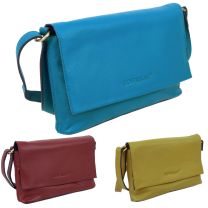 Rowallan of Scotland Ladies Bright Leather Compact Cross Body Bag