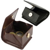 Mens Ladies Quality Leather Coin Purse from Visconti Black or Brown 