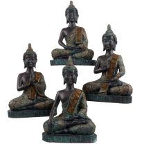 Verdigris Thai Buddha 23cm Tall 4 Designs Meditation Mindfulness Metta