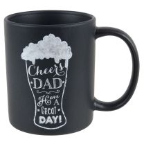 Fine China Black Cheers Dad MUG/CUP Tally Ho Collection Fathers Day Gift