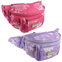 Ladies Floral BUM BAG by Hi-Tec Festival Travel Utility Practical Handy Fanny Pack Waist