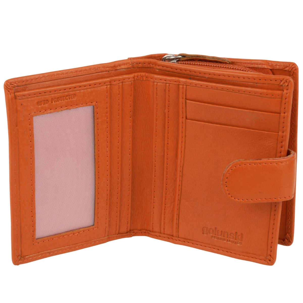 Golunski Leather Ladies Compact Purse/Wallet RFID Protected - Picture 12 of 57