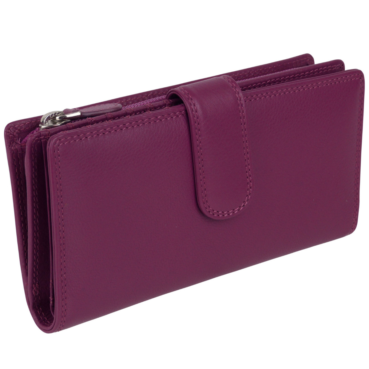 Ladies Leather Tabbed Purse/Wallet by Golunski; Graffiti Gift Box Bright Colours - Picture 44 of 103