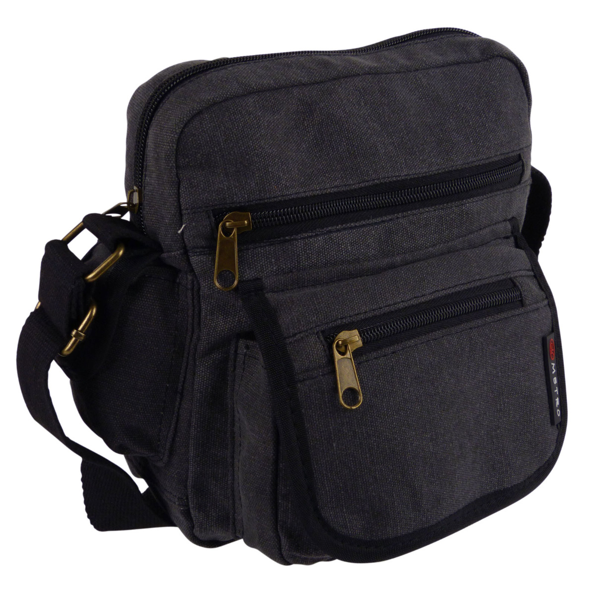 Metro Small Washed Canvas Cotton Utility Bag Travel Holiday Festival