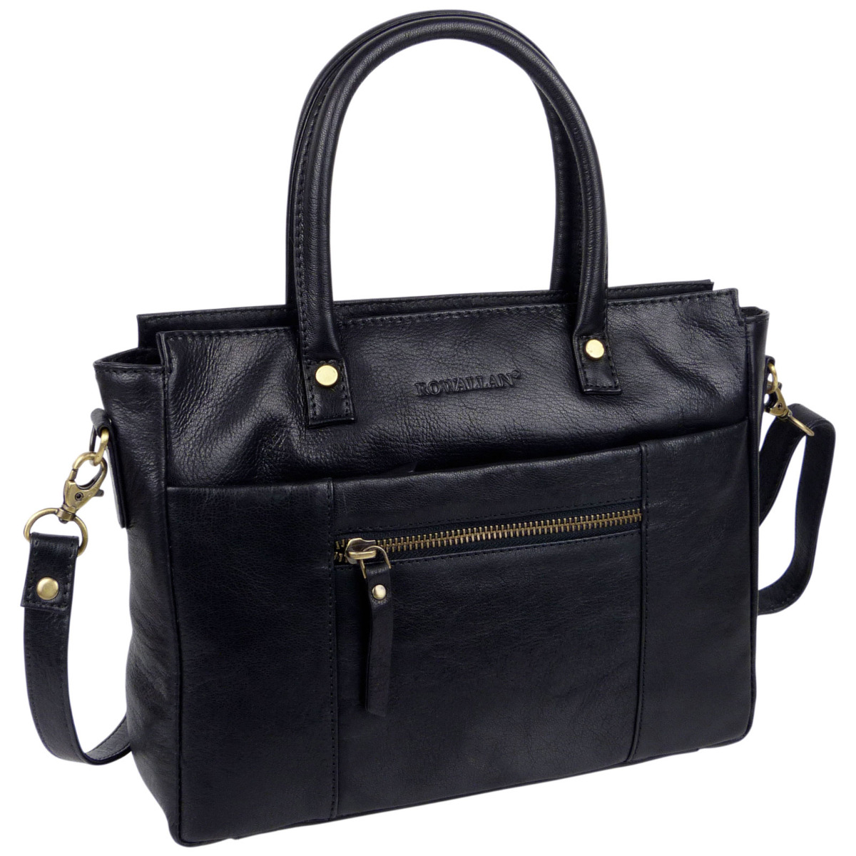 Rowallan of Scotland Ladies Compact Leather Top Grip Shoulder Bag Sapporo Col... - Picture 10 of 21