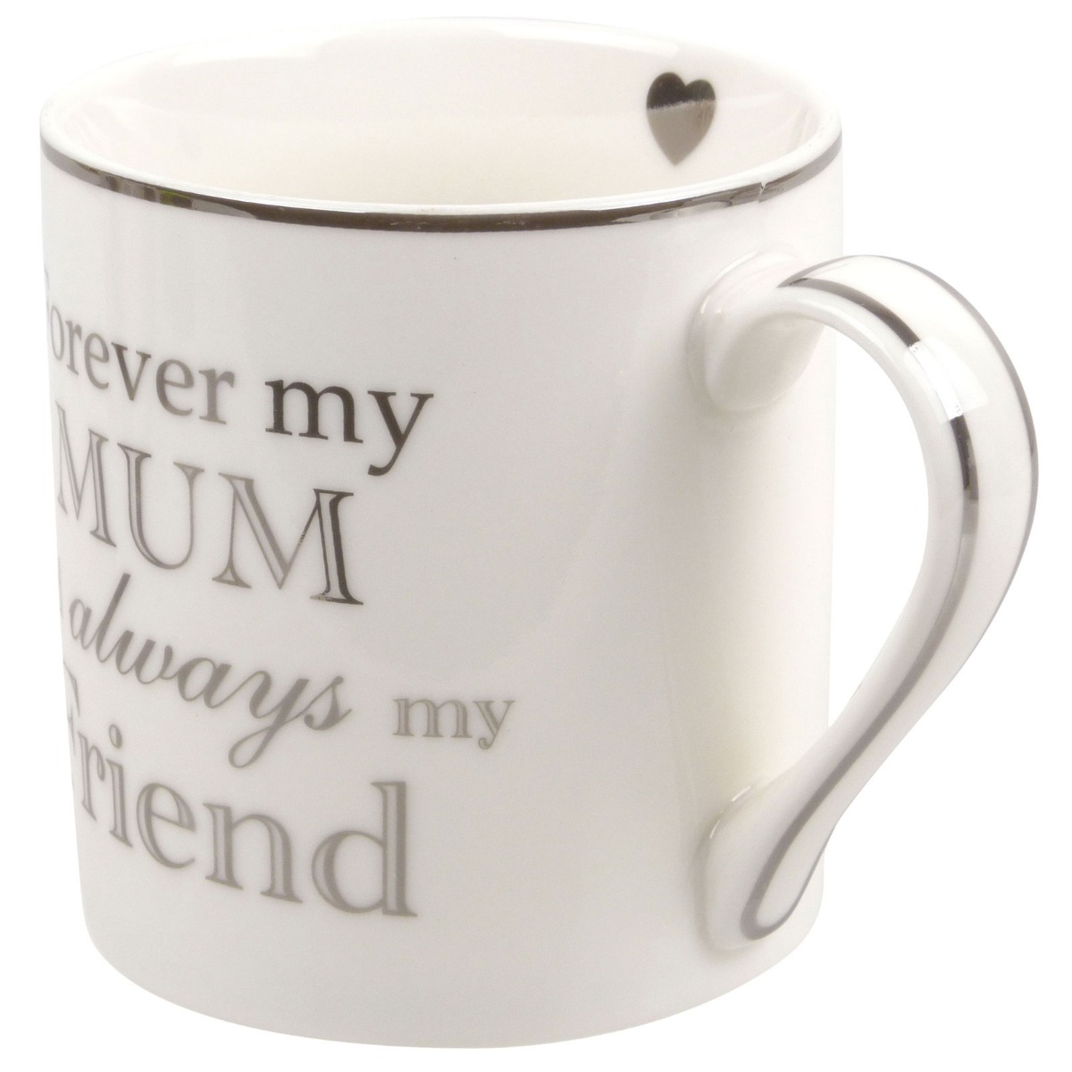 Heart To Home White China Mug Cup 3 Designs Nan Grandma Mum L&P - Picture 9 of 15