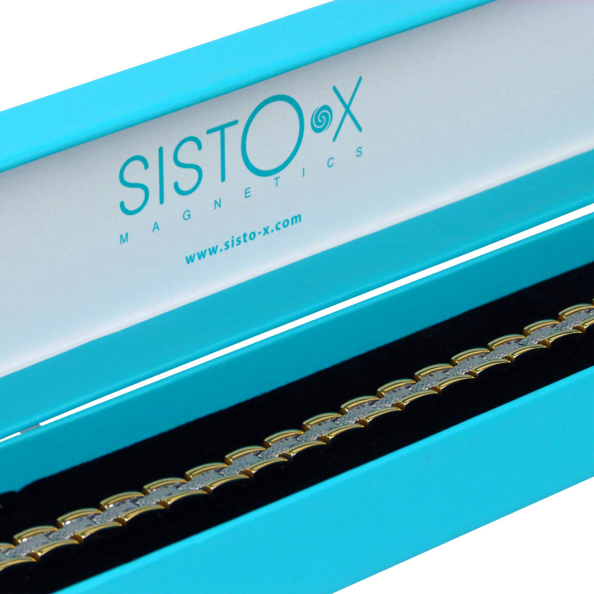SISTO-X Unisex Titanium Aria Magnetic Bracelet - Picture 7 of 13