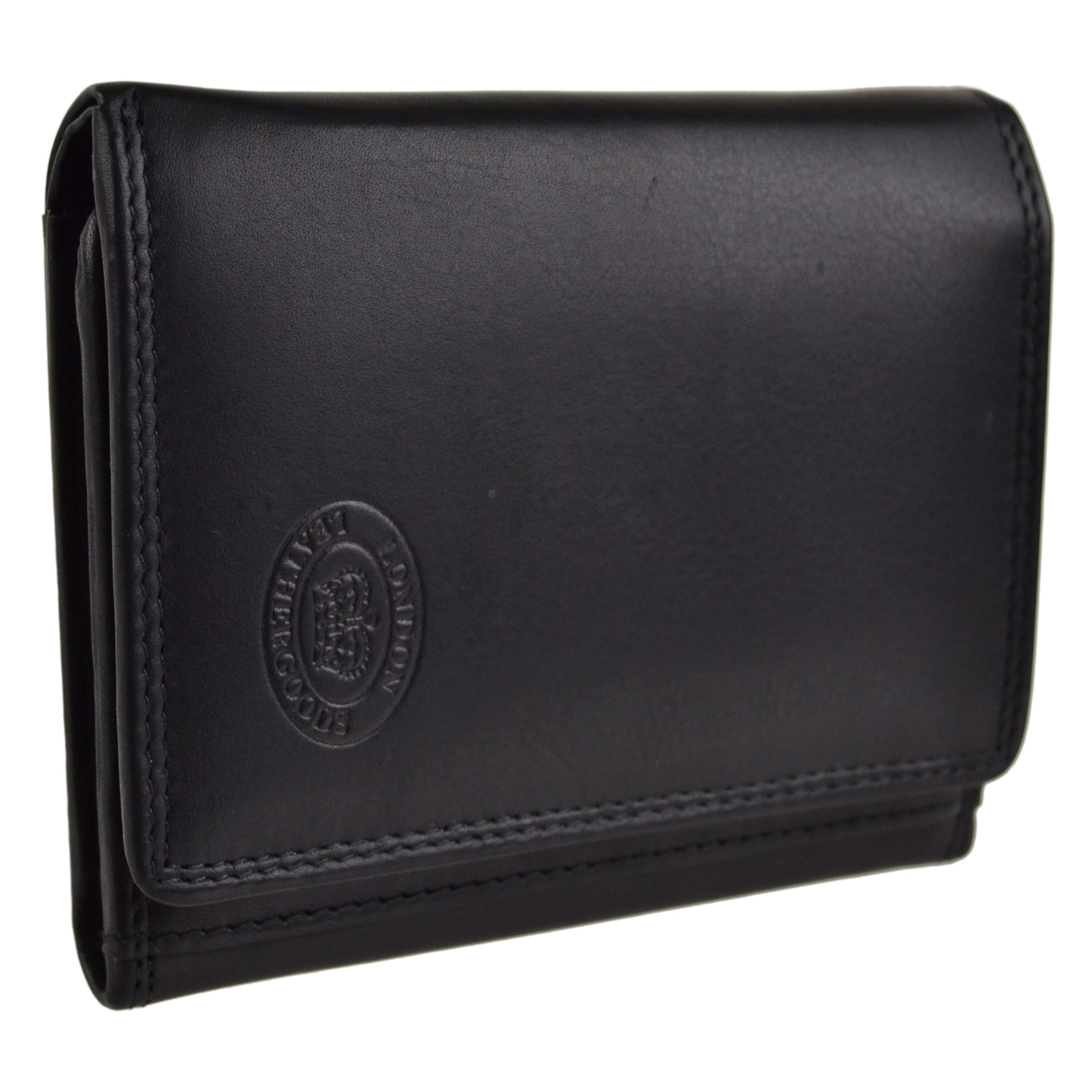 Billetera, moneda y tarjeta triple London Leathergoods para hombre - Imagen 12 de 19