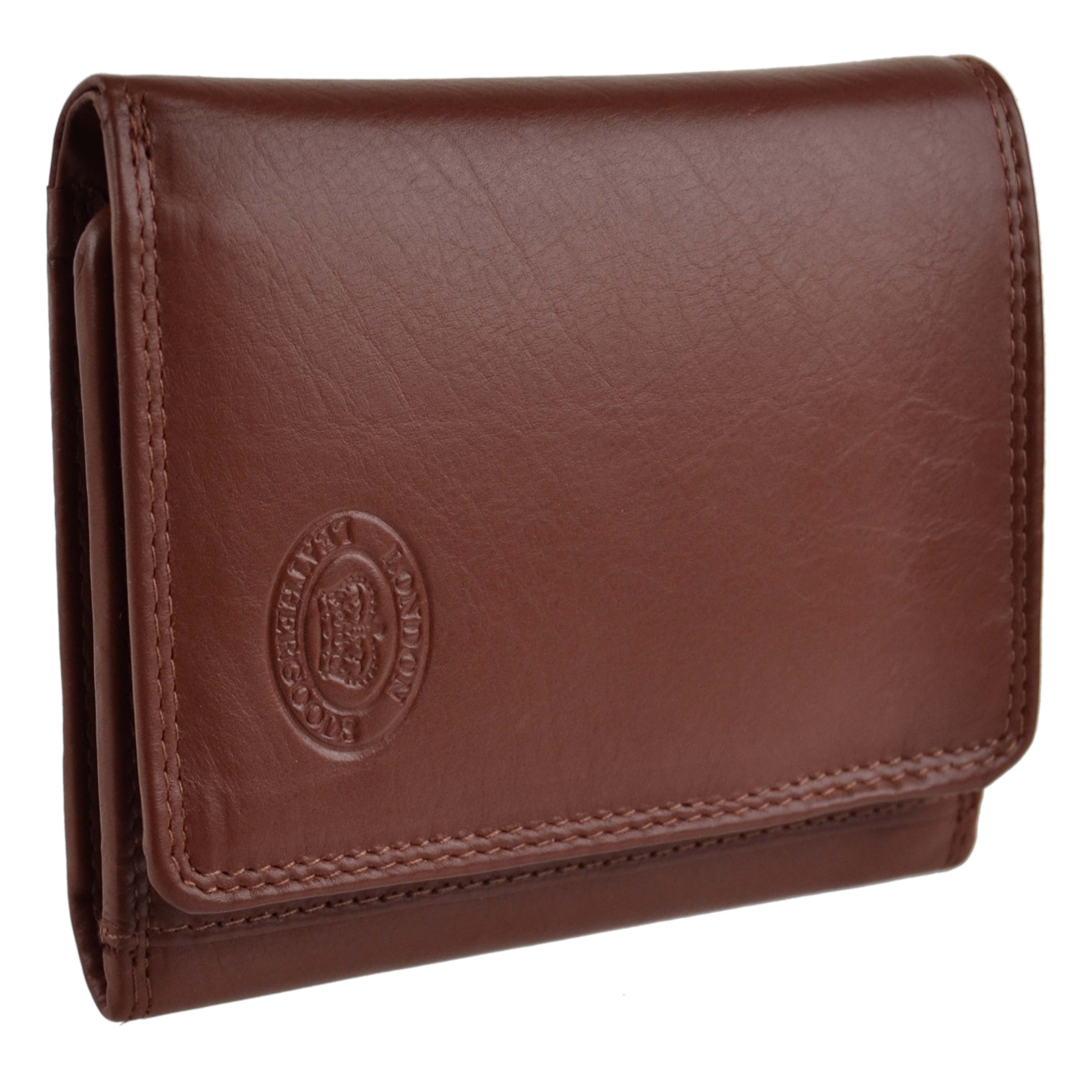 Billetera, moneda y tarjeta triple London Leathergoods para hombre - Imagen 7 de 19