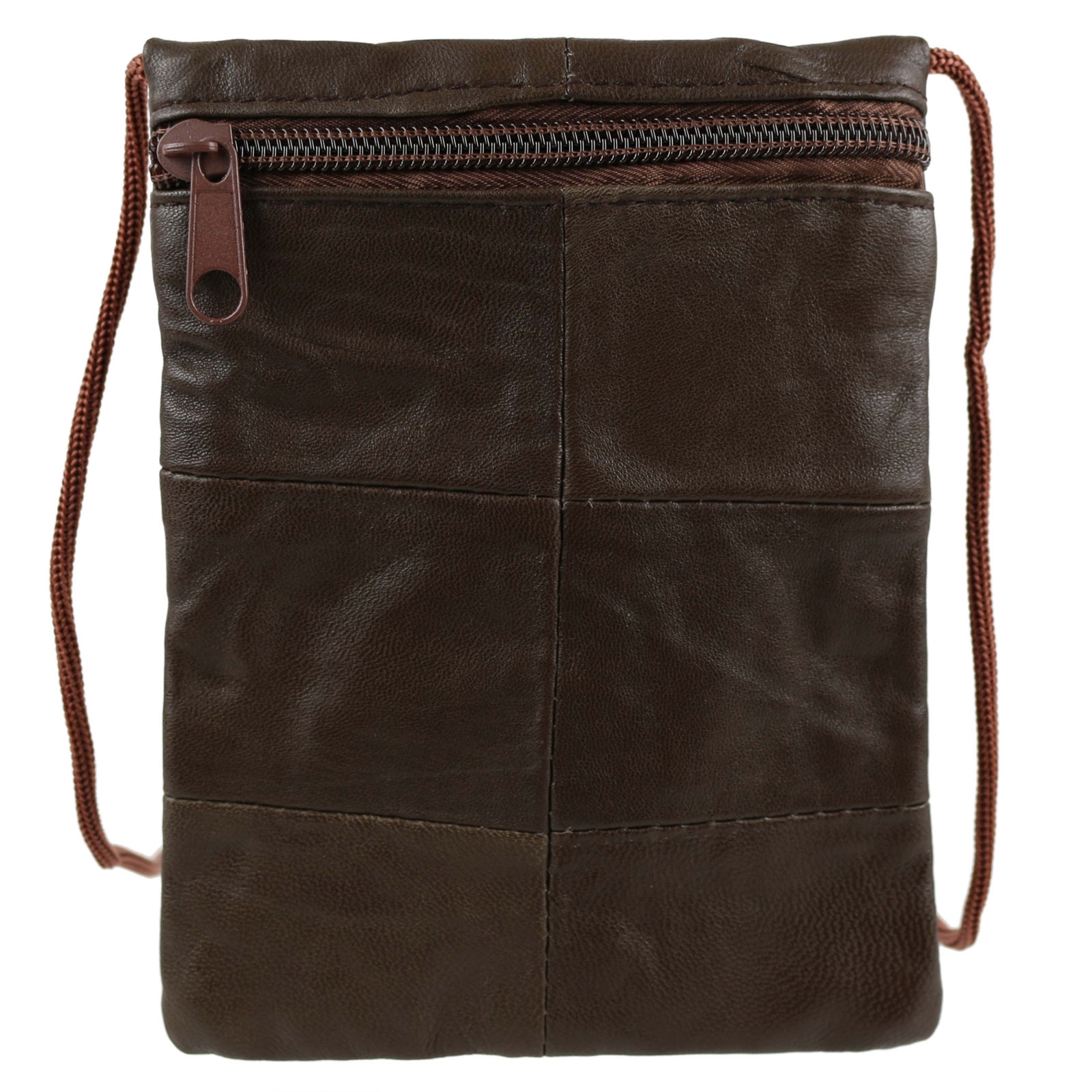 Porta pasaporte/bolsa y monedero Lorenz de cuero suave con cuello - Imagen 9 de 11