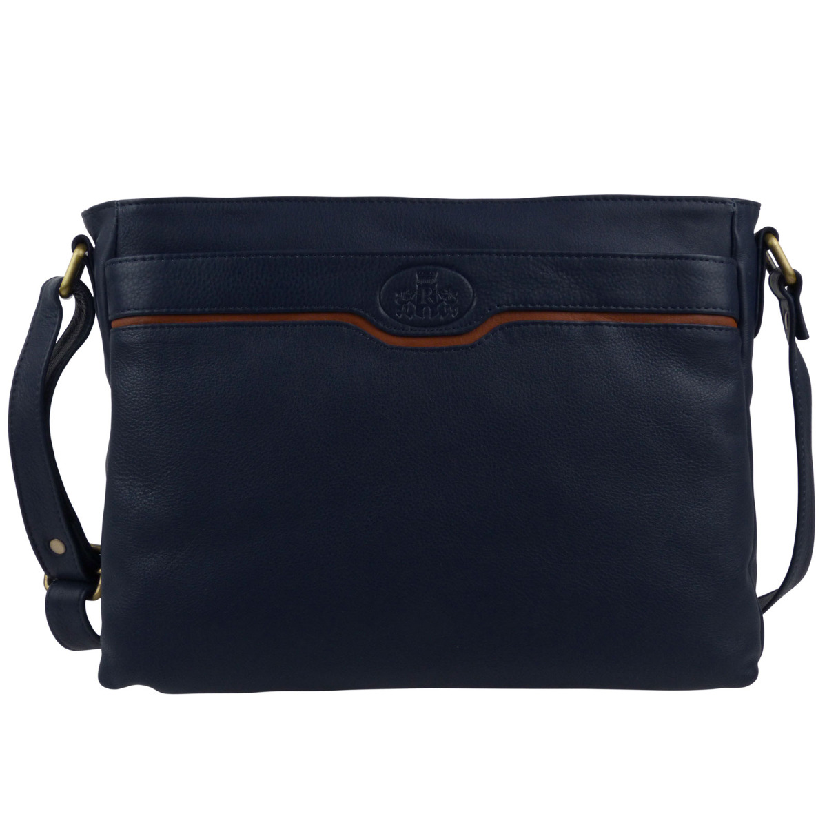 Rowallan of Scotland Womens Leather Zipped Top Shoulder Bag - Picture 23 of 32