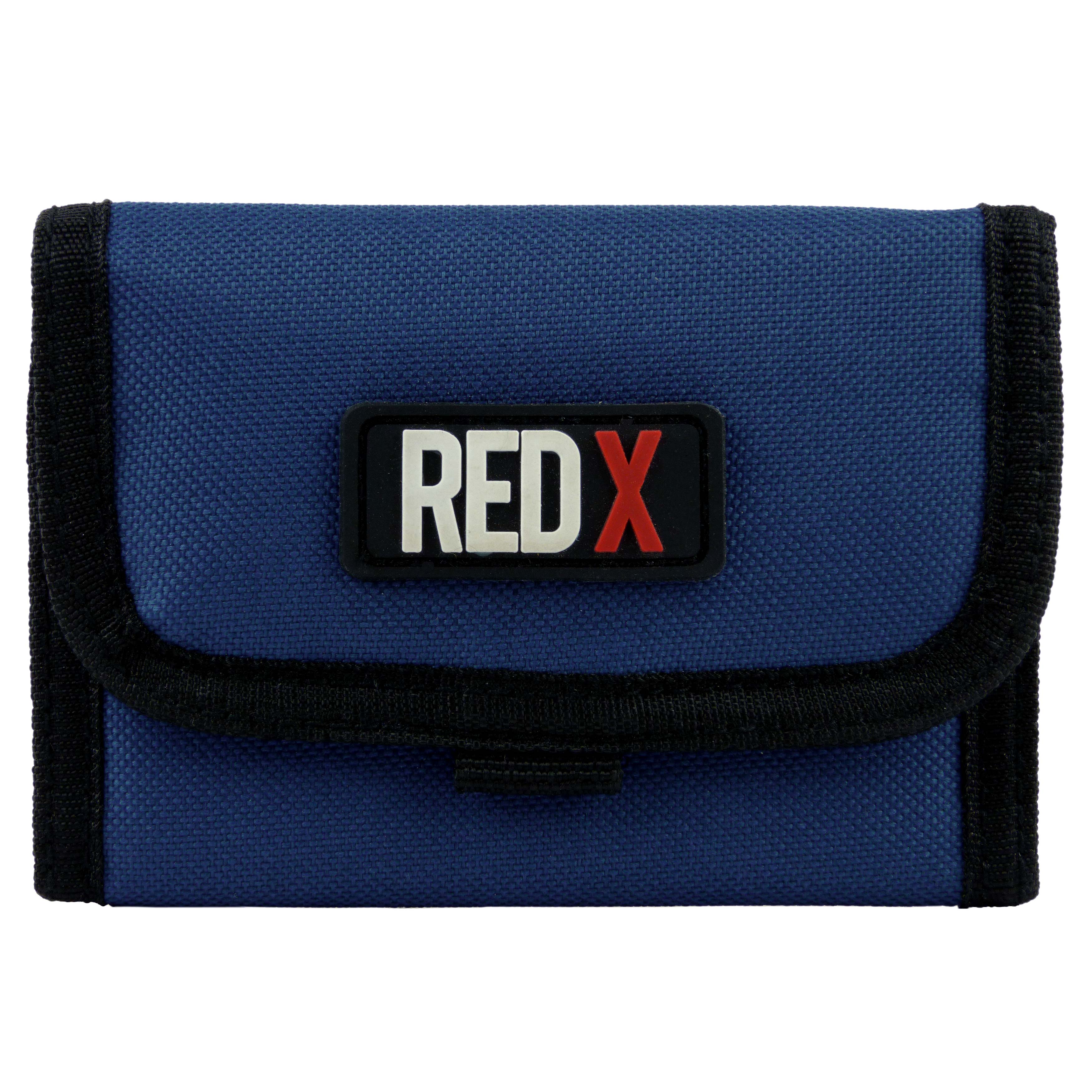 Mens Boys Canvas Tri-Fold Wallet by RED X Credit/Debit Card 2 Colours Change ... - Picture 2 of 7