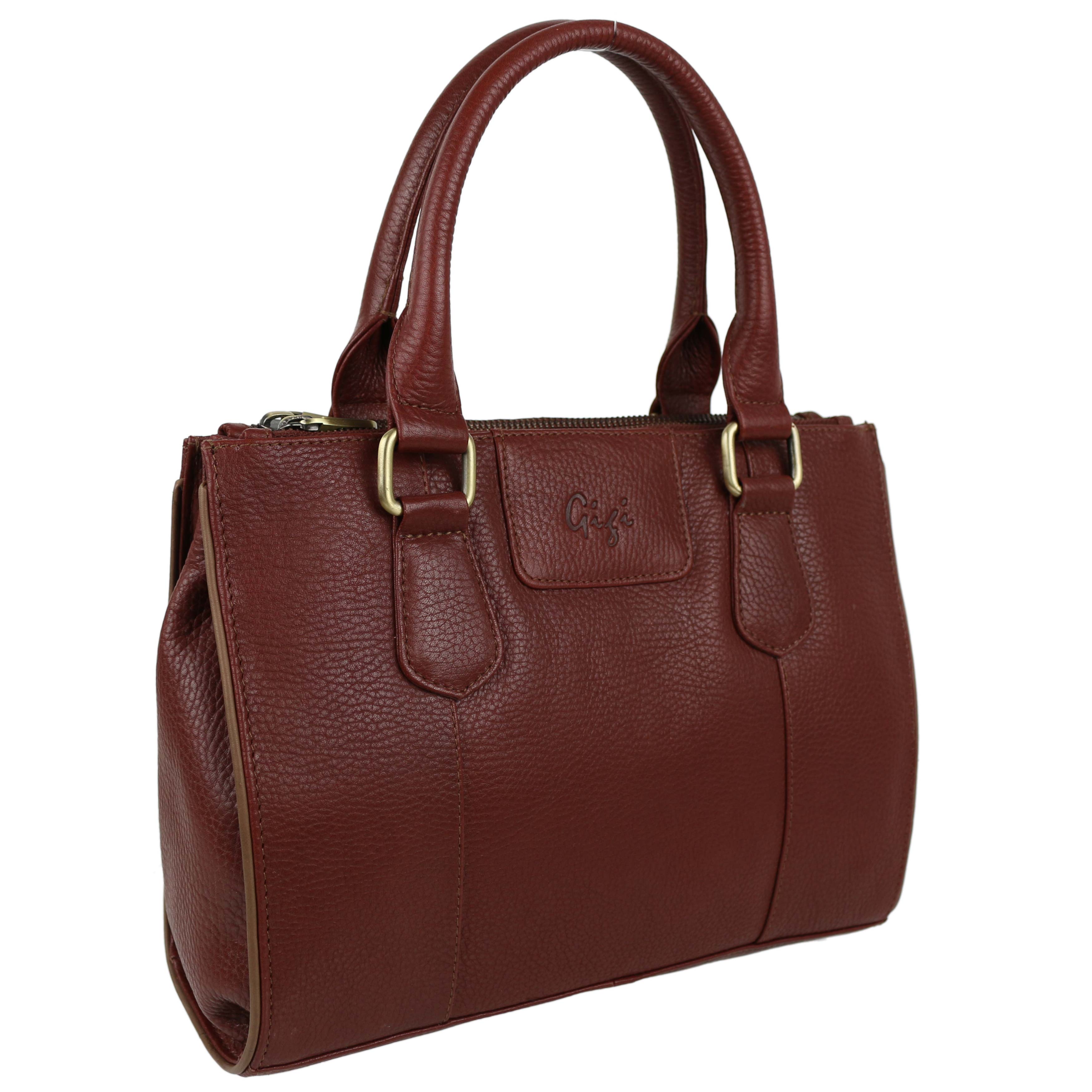 Gigi leather handbag on sale