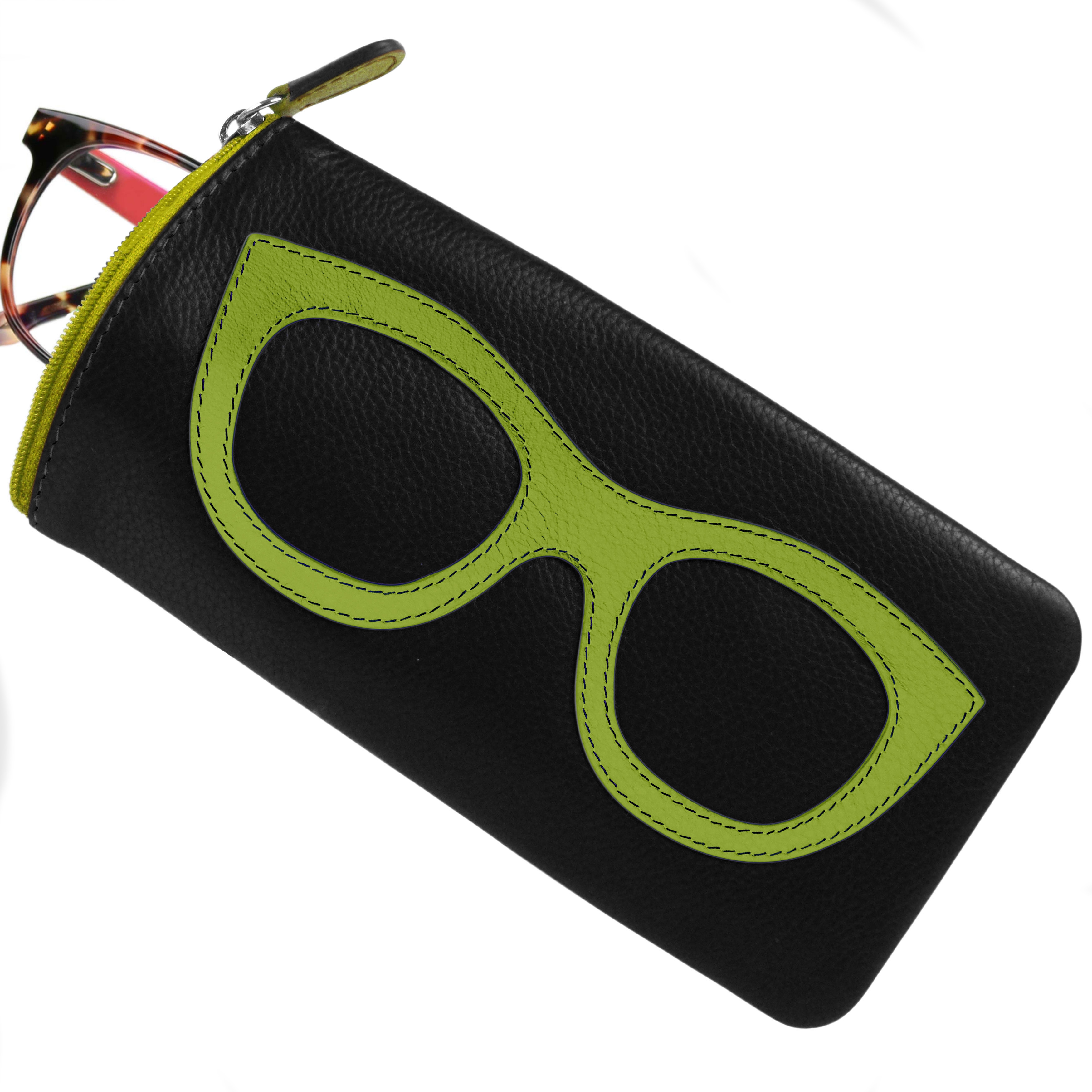Ladies Leather Colourful Glasses Case by Ili New York Spectacles Sun Summer - Picture 17 of 141