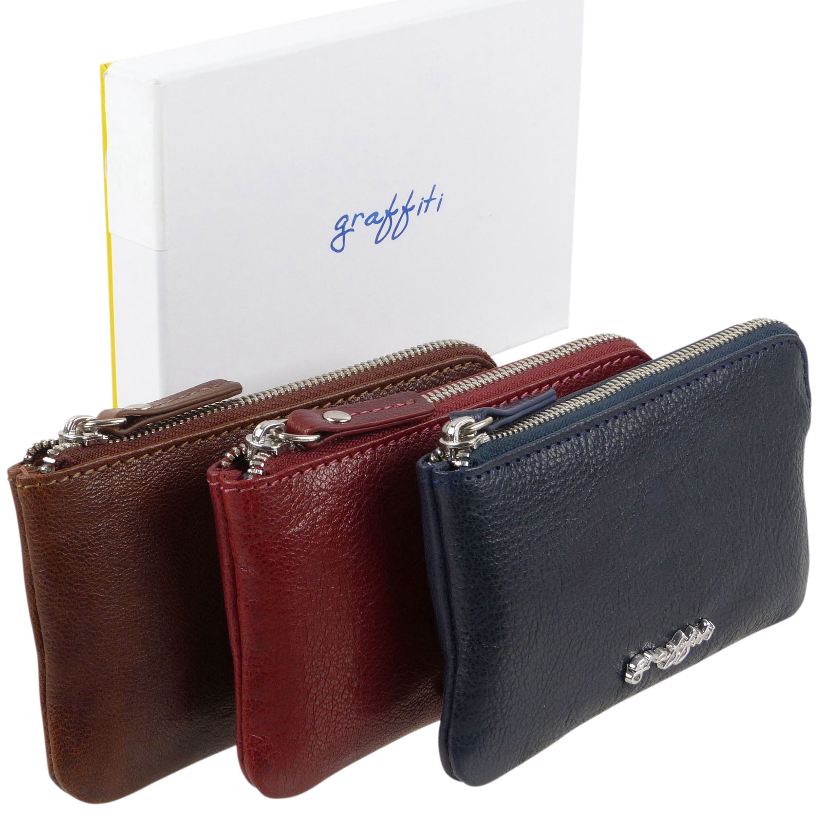 vintage mens leather coin purse