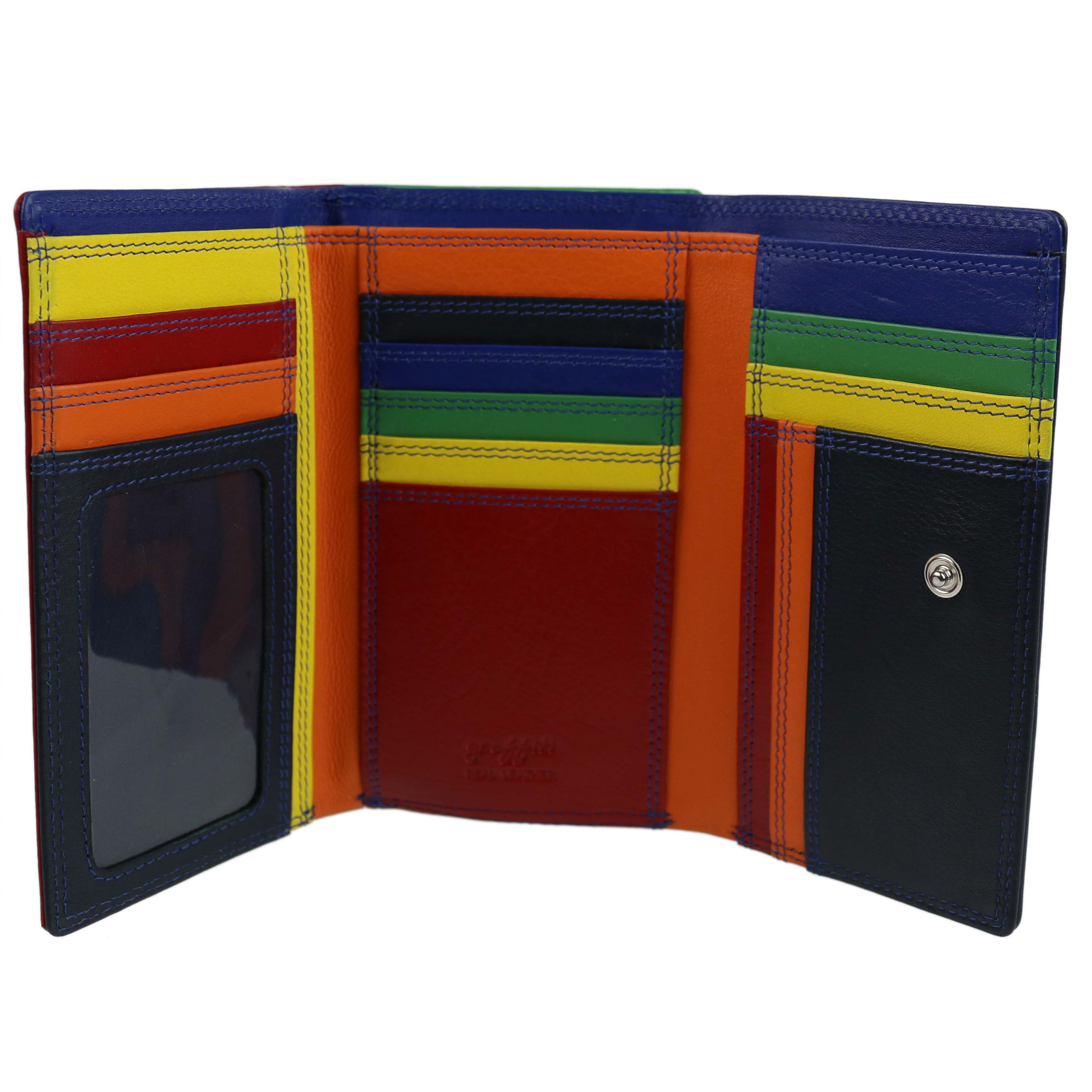 Cuello de cuero señoras Cartera Bolso Por Golunski Graffiti Festival De Viaje Caja de Regalo ...