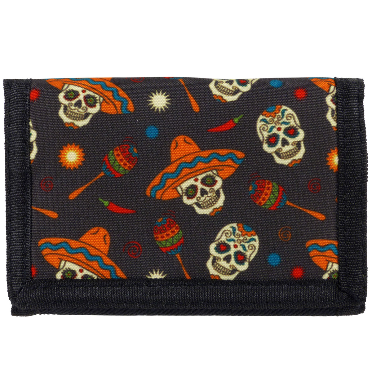 RED X Boys Teenagers Skull Tri-Fold Wallet - Picture 12 of 13