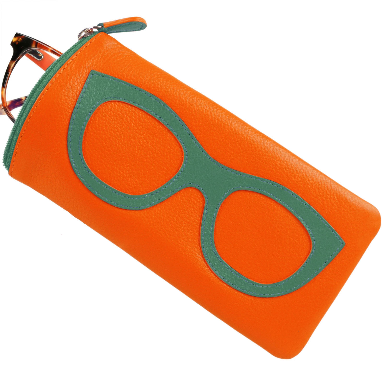 Ladies Leather Colourful Glasses Case by Ili New York Spectacles Sun Summer - Picture 66 of 141