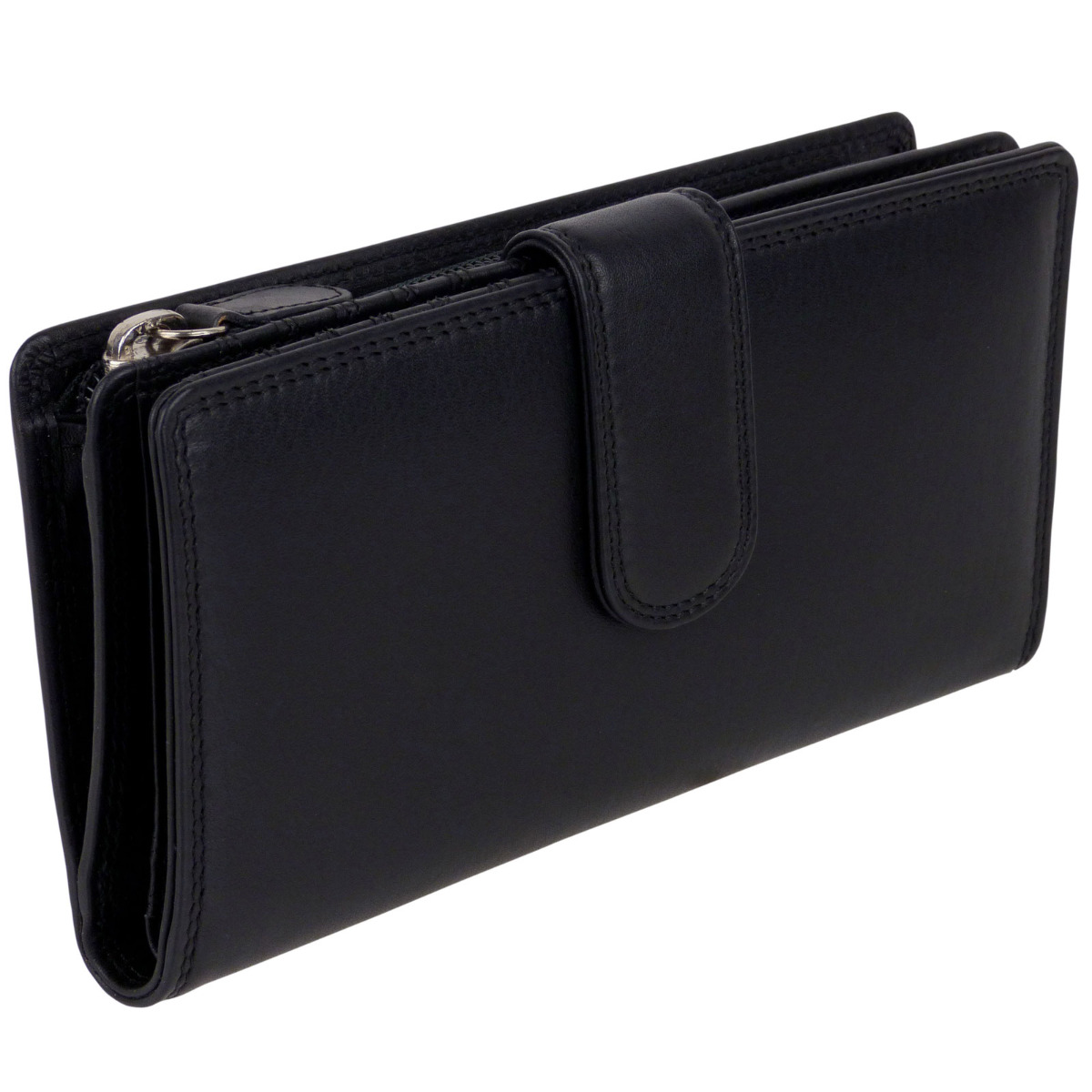 Ladies Leather Tabbed Purse/Wallet by Golunski; Graffiti Gift Box Bright Colours - Picture 86 of 103