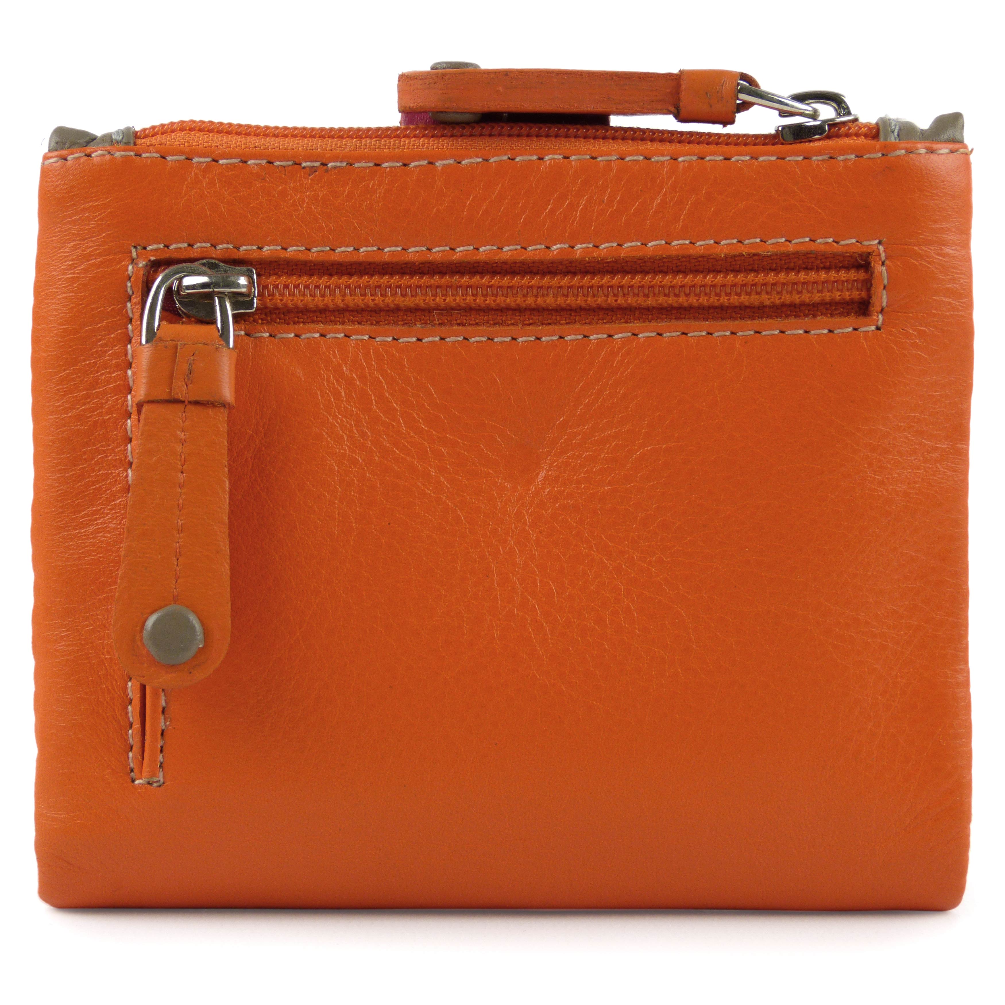 Ladies Leather Soft Small Tabbed Bi-Fold Purse/Wallet by Visconti; Mimi Gift Box - Picture 10 of 14