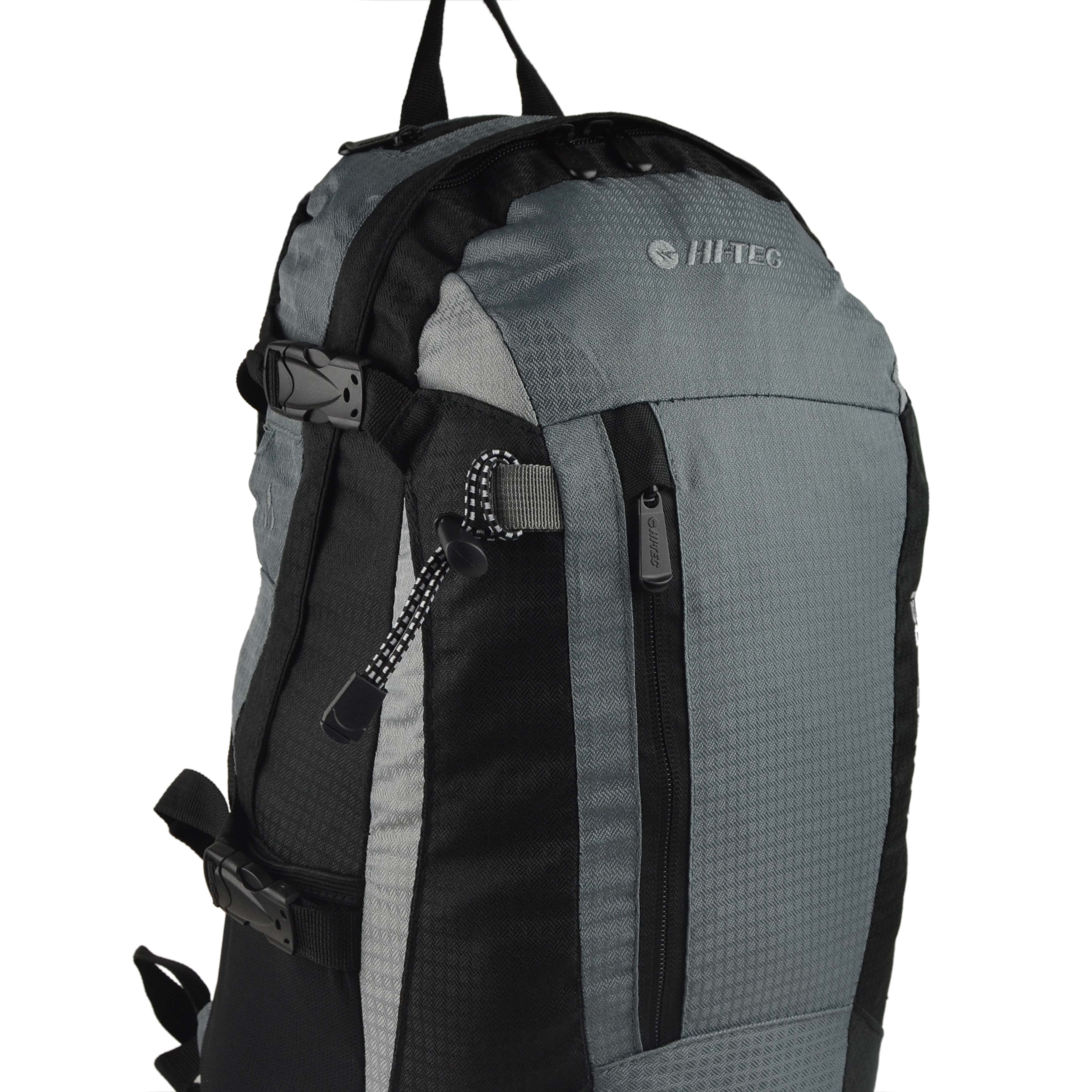 Unisex Mens Ladies Outdoor Backpack Bag by Hi-Tec Sport Hiking Travel Handy - Picture 3 of 30