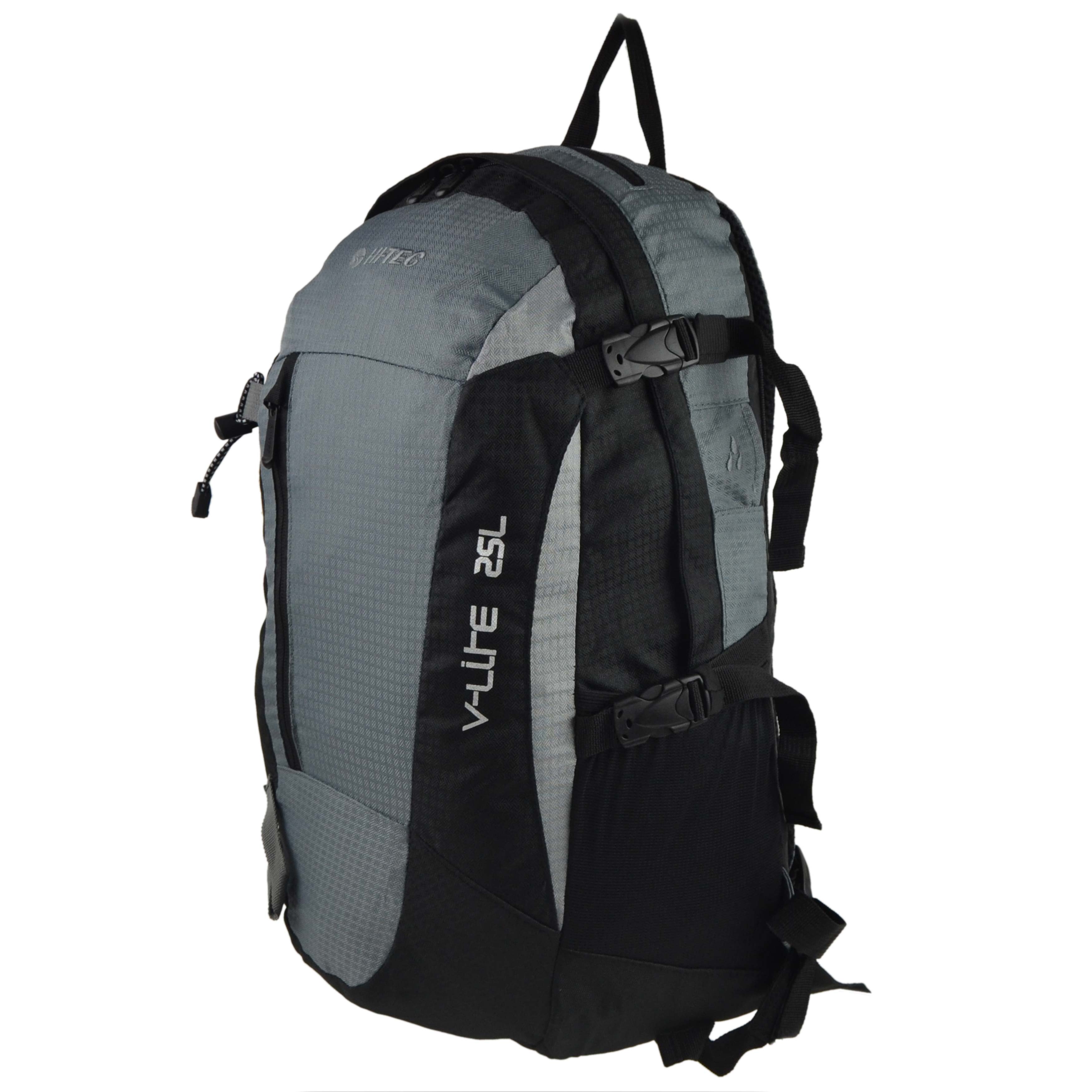 Unisex Mens Ladies Outdoor Backpack Bag by Hi-Tec Sport Hiking Travel Handy - Picture 5 of 30