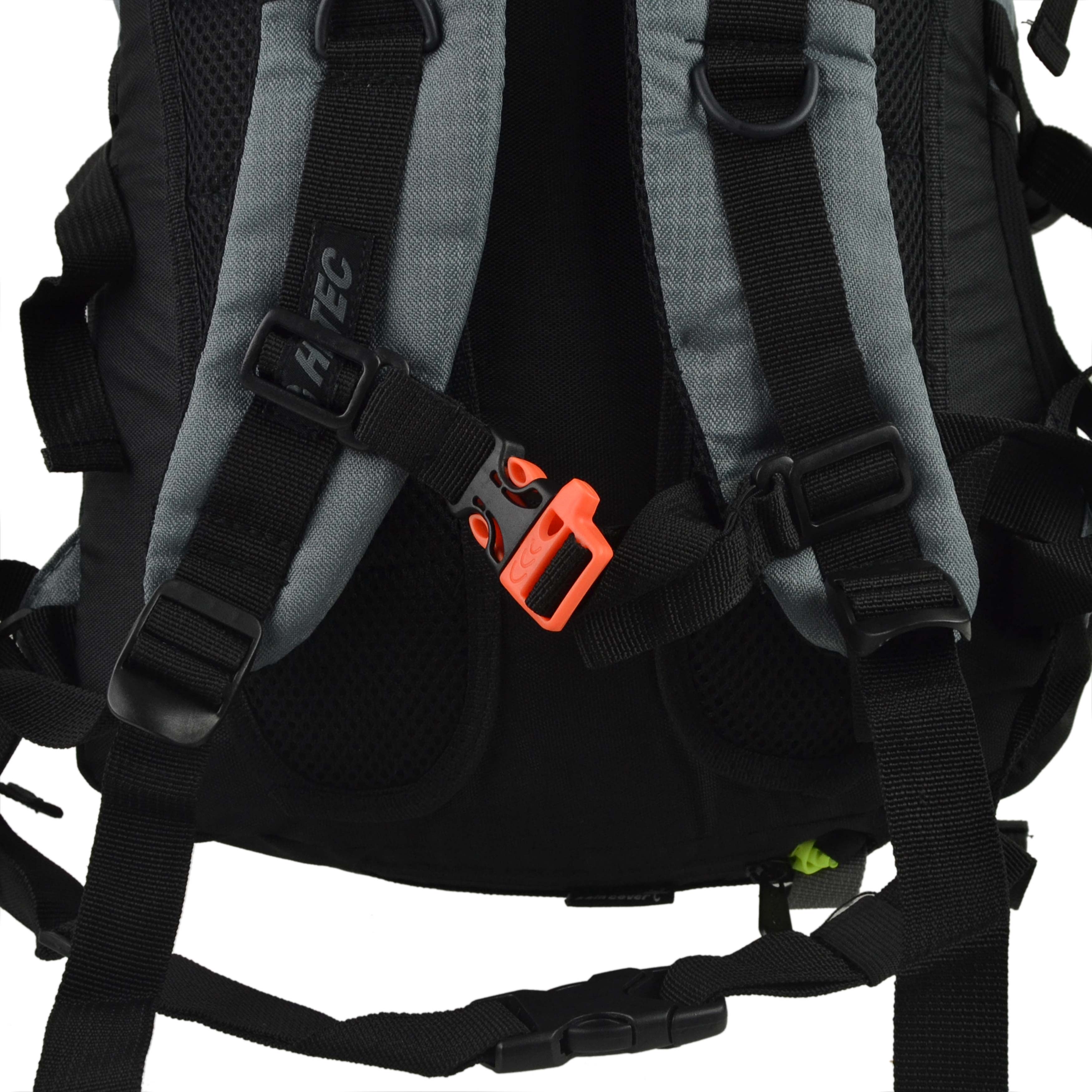 Unisex Mens Ladies Outdoor Backpack Bag by Hi-Tec Sport Hiking Travel Handy - Picture 8 of 30